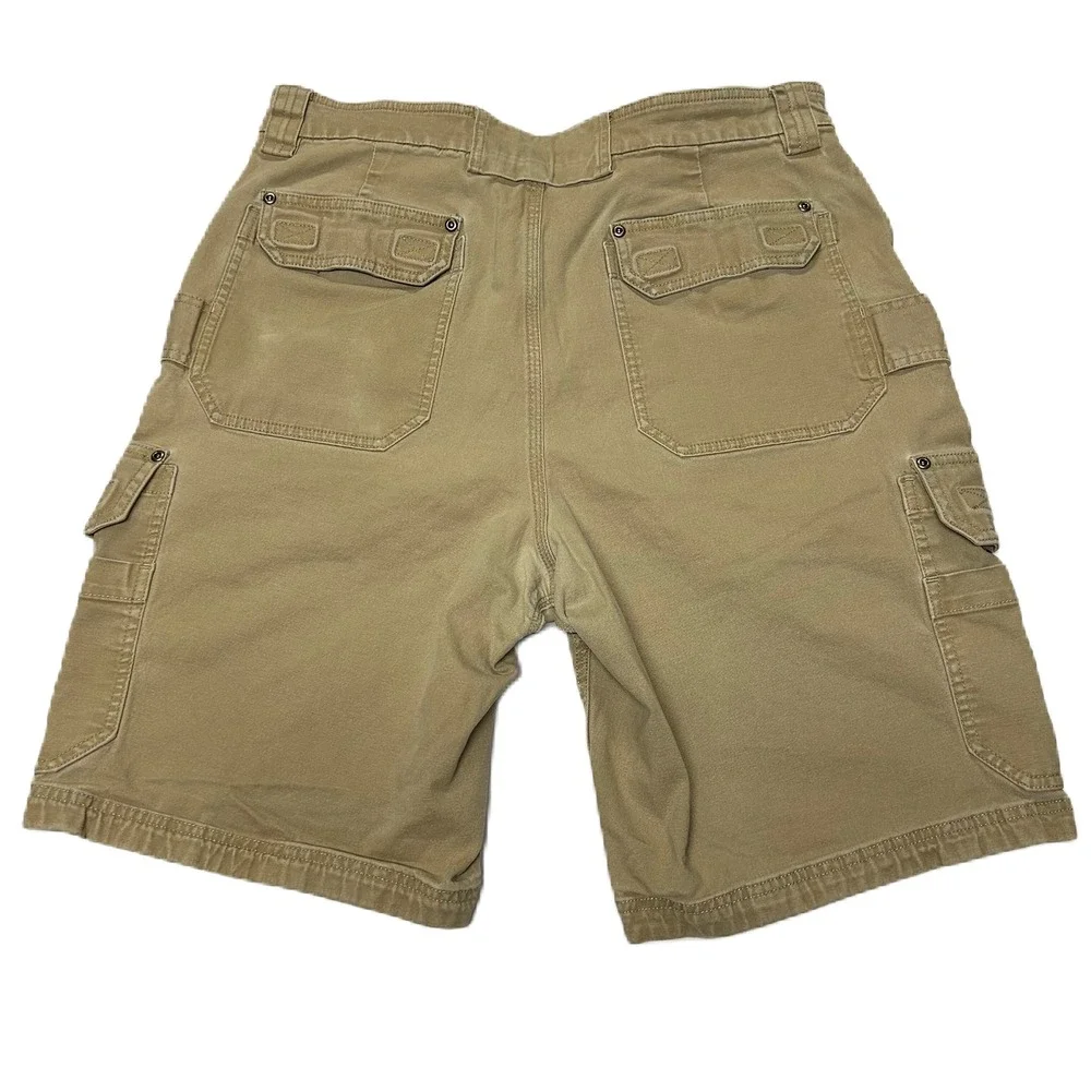 Duluth Trading Co Flex Fire Hose Cargo Shorts Mens 38 11
